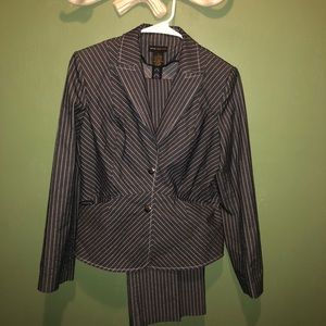 Pin stripped women’s suit